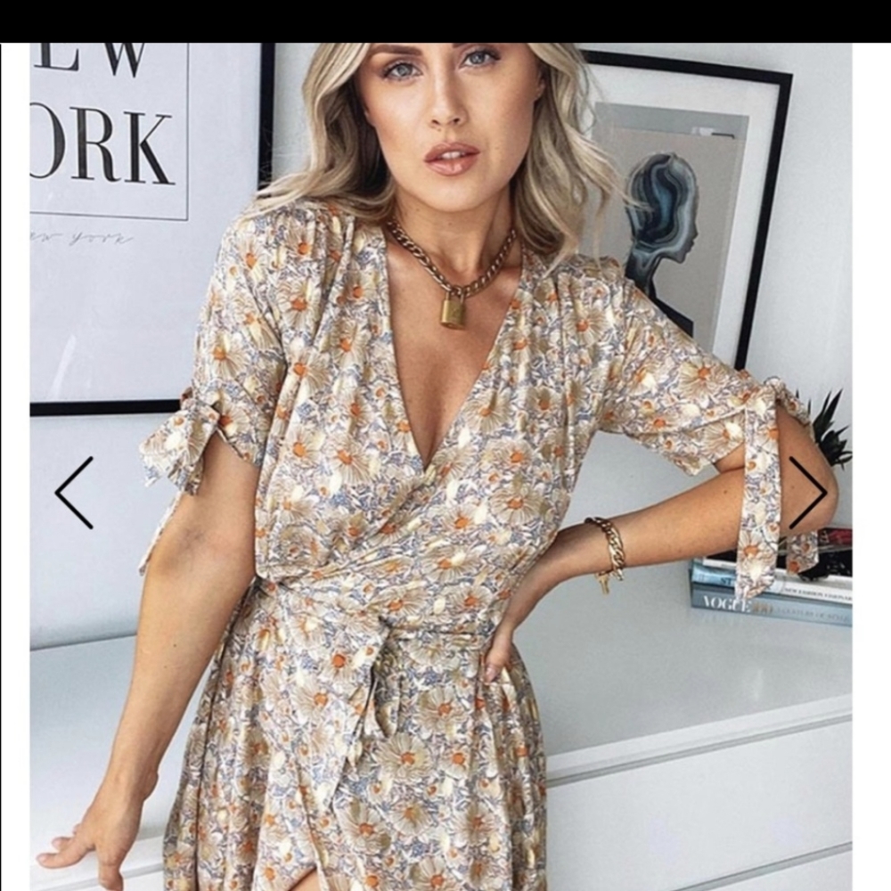 Never Fully Dressed Wrap Dress